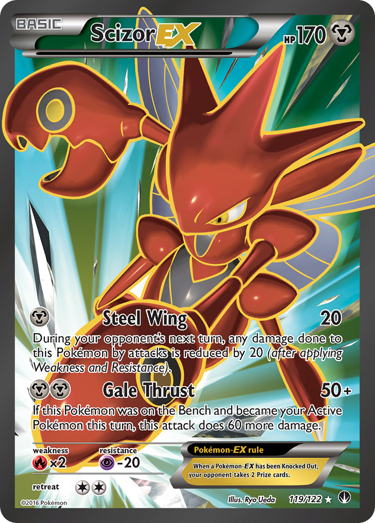 Scizor EX (119/122 — Full Art)