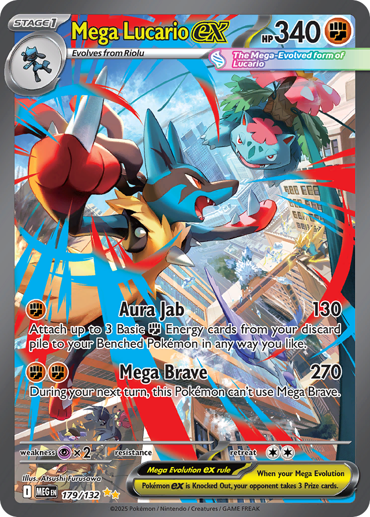 Mega Lucario ex - 179/132