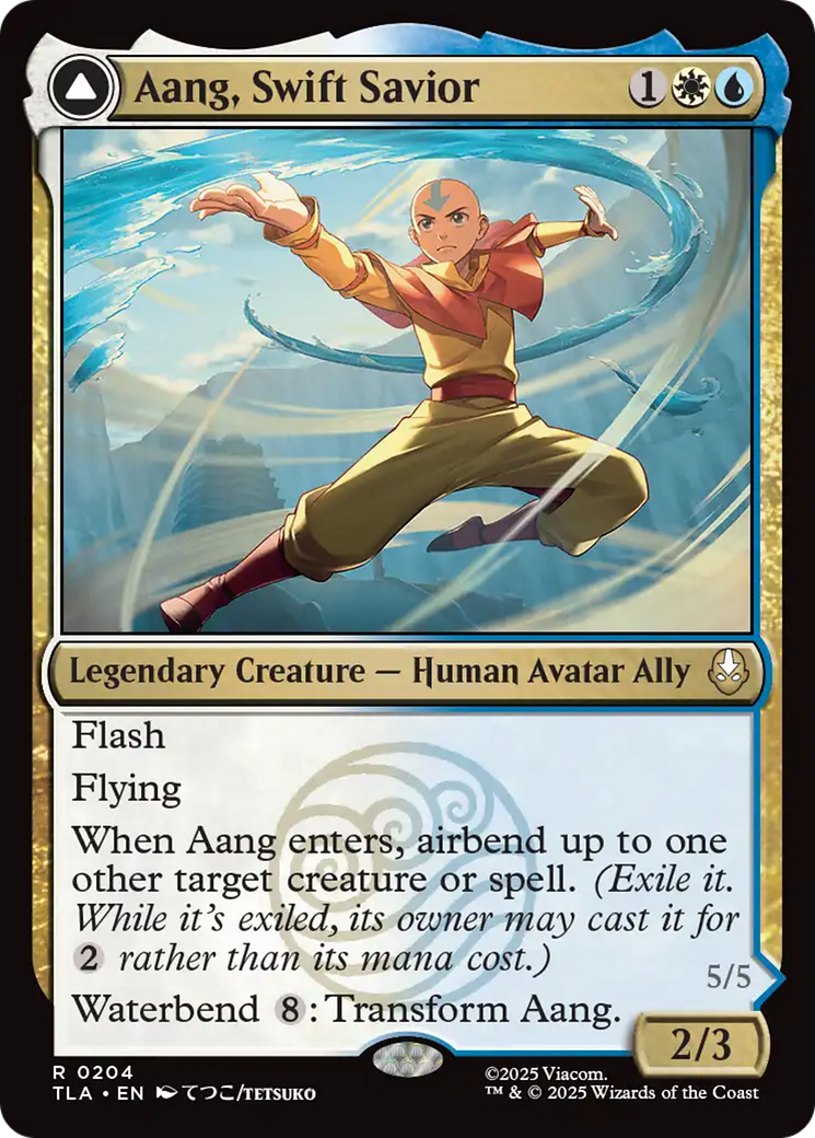 Aang, Swift Savior // Aang and La, Ocean's Fury (0204) - Image 1