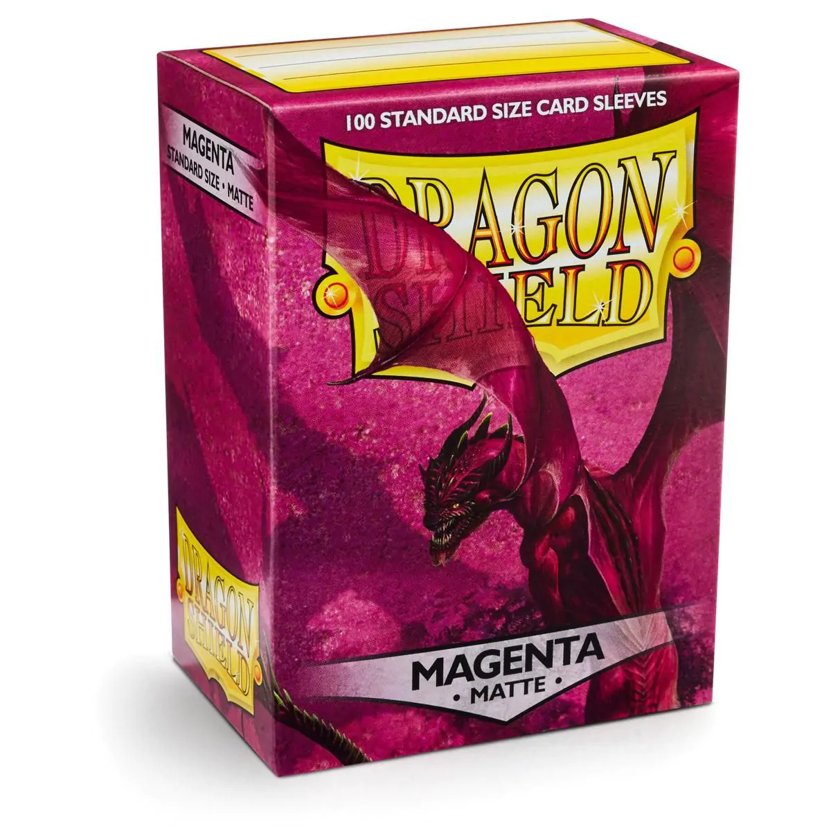 Dragon Shield: Standard 100ct Sleeves - Magenta (Matte) - Image 4