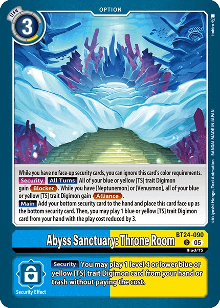 Abyss Sanctuary: Throne Room (BT24-090 C)