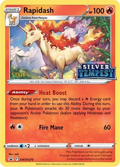 Rapidash (SWSH270 — Staff)