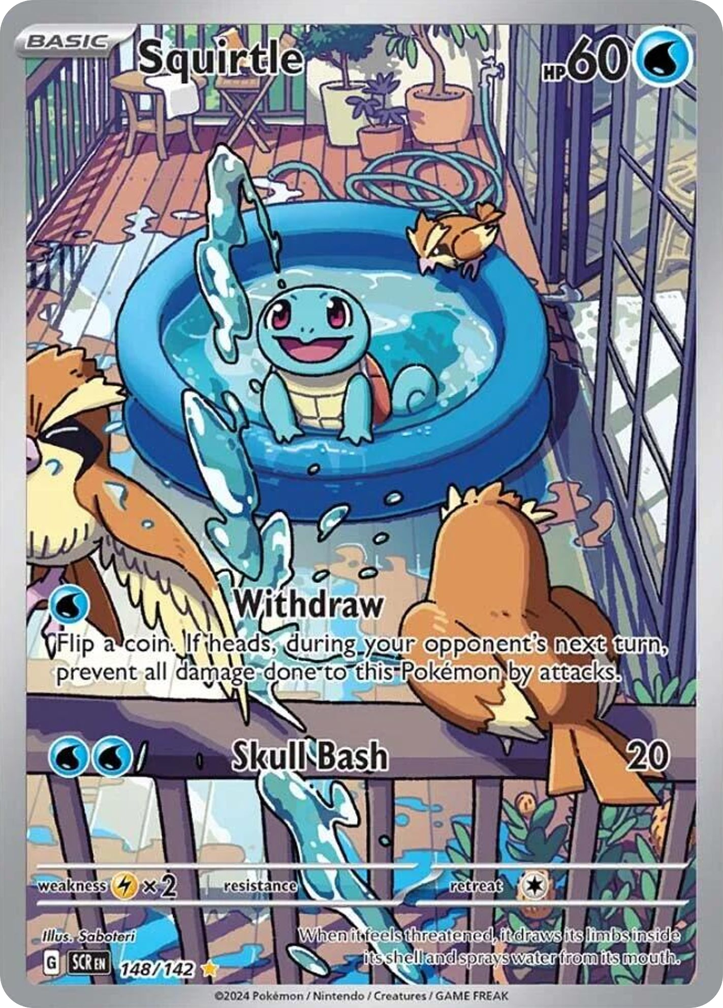 148 142 pokemon card ACE 9 - Squirtle - 148/142 - Stellar Crown Celebrate the legacy of your favorite tabletop game with this Squirtle 2024 Pokemon Stellar Crown Illustration Rare #148 CGC Authenticated 10 Card Pokemon Card - Squirtle 148/142