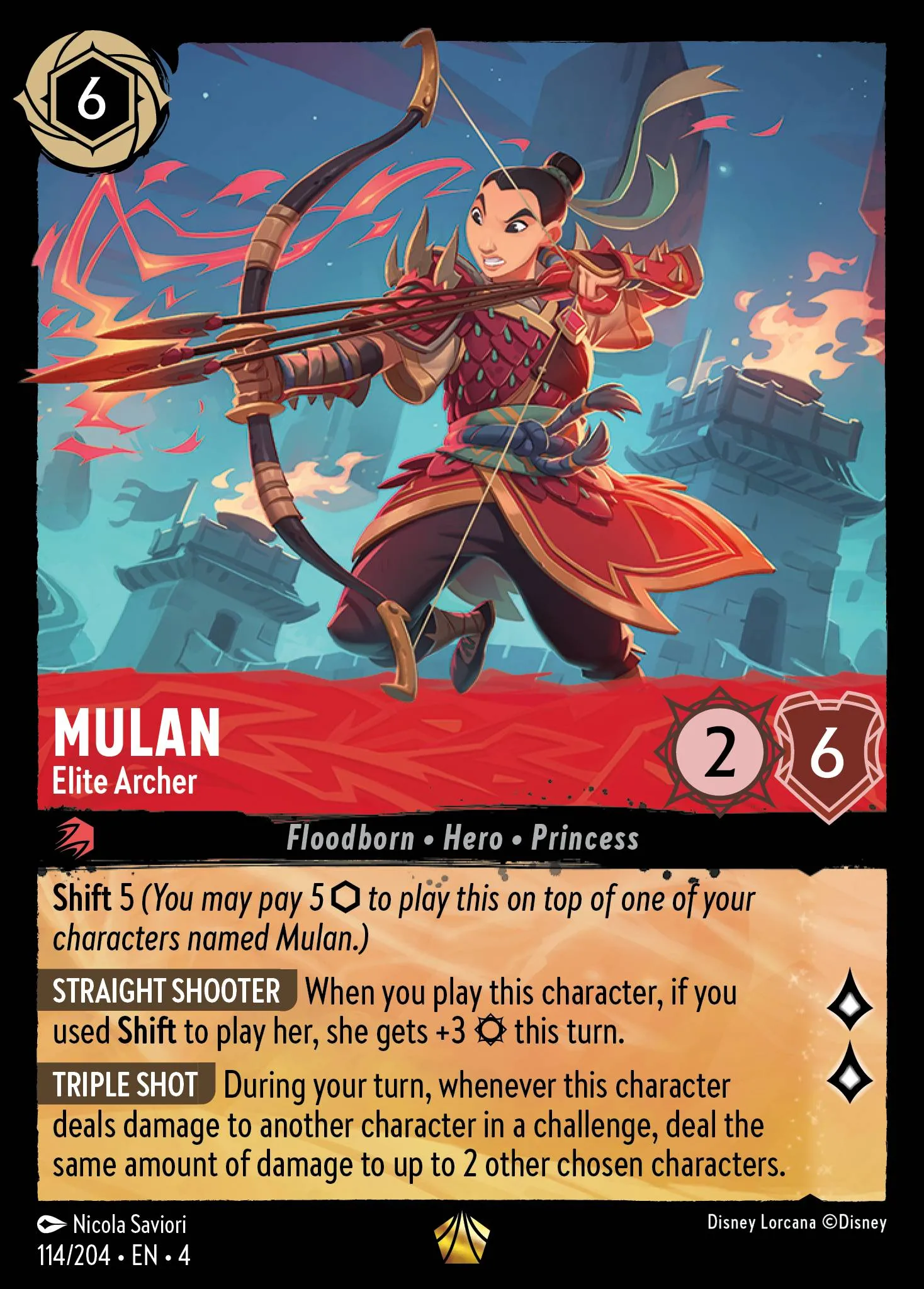 Mulan - Elite Archer (114/204)
