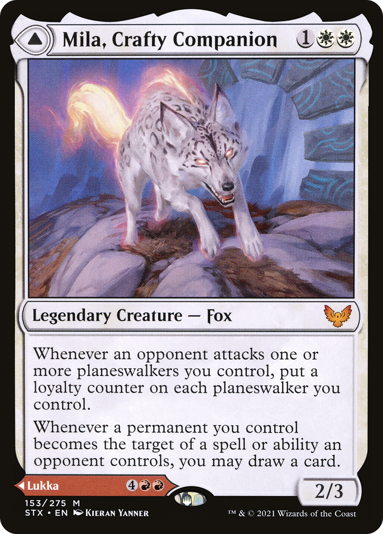 Mila, Crafty Companion // Lukka, Wayward Bonder (153/275)
