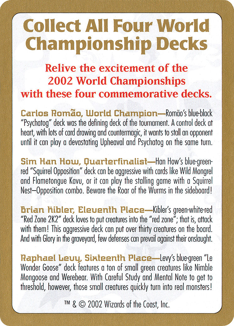 2002 World Championships Ad