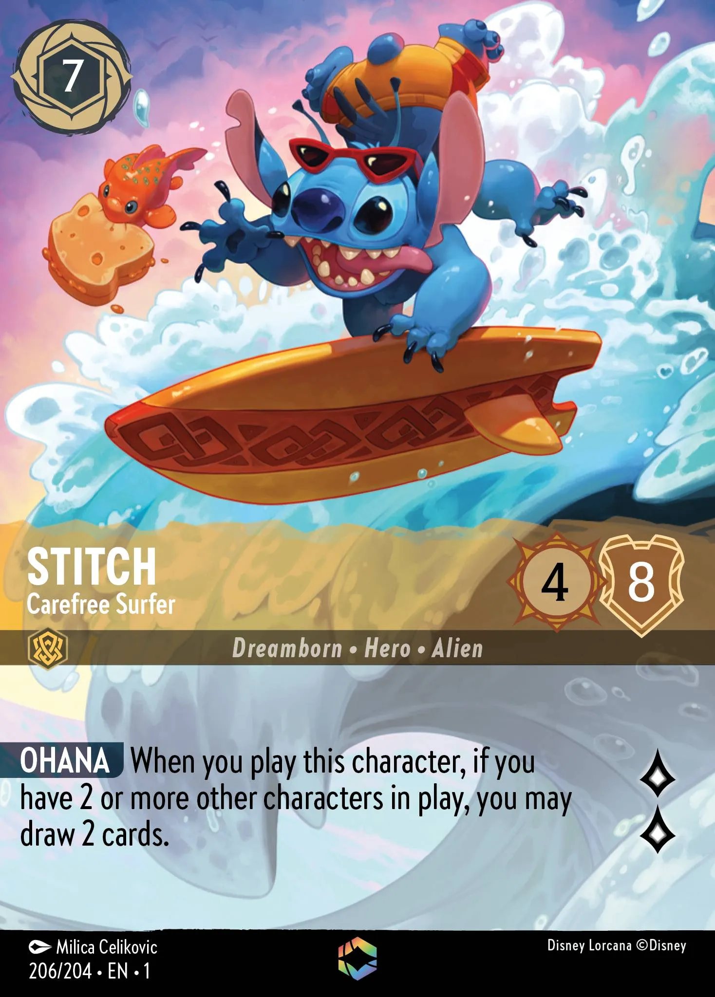 Stitch - Carefree Surfer (206/204)
