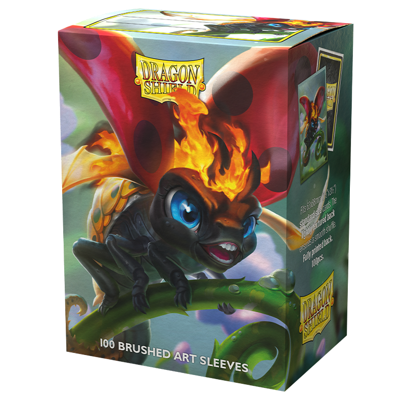 Dragon Shield: Standard 100ct Brushed Art Sleeves - The Burnbug - Image 1