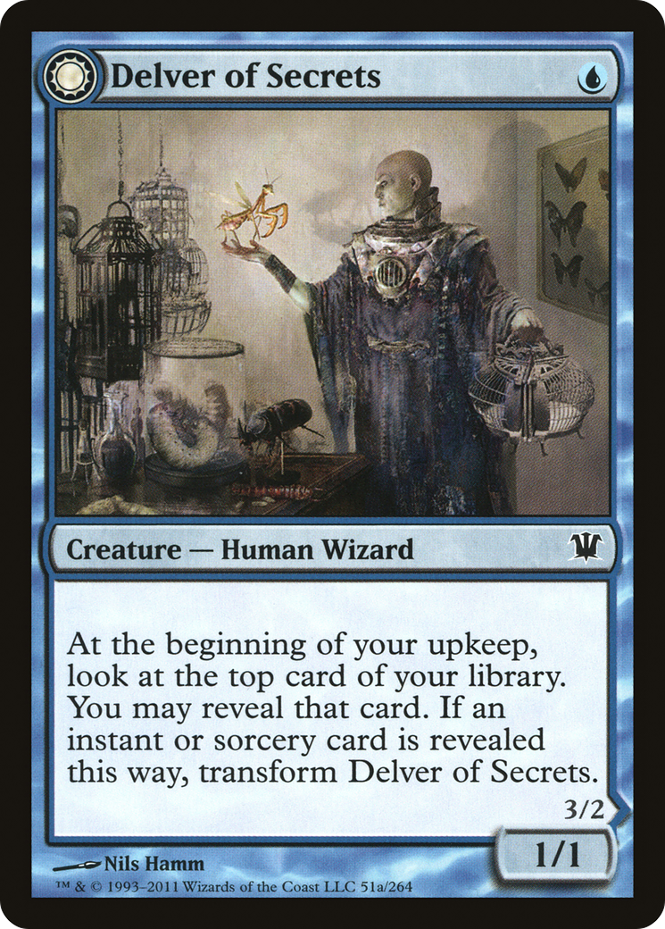 Delver of Secrets // Insectile Aberration (51/264) - Image 1