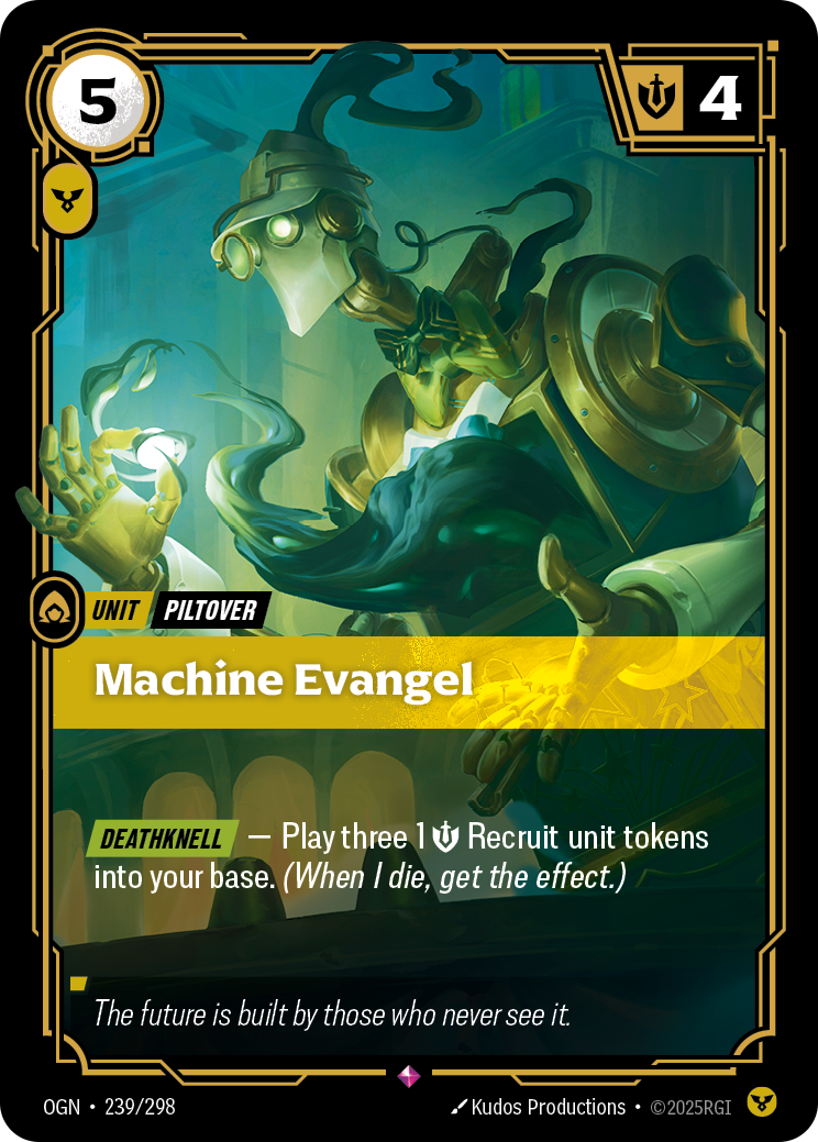 Machine Evangel