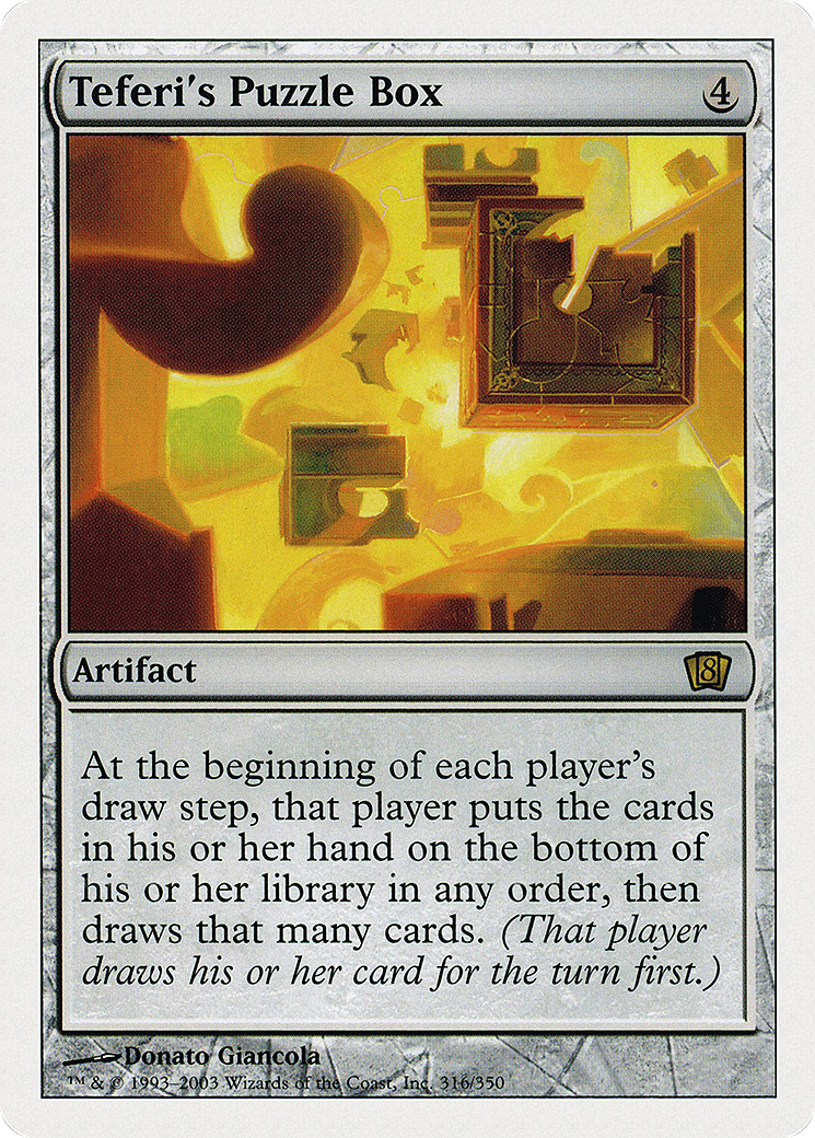 Teferi's Puzzle Box (316/350 — White Border)