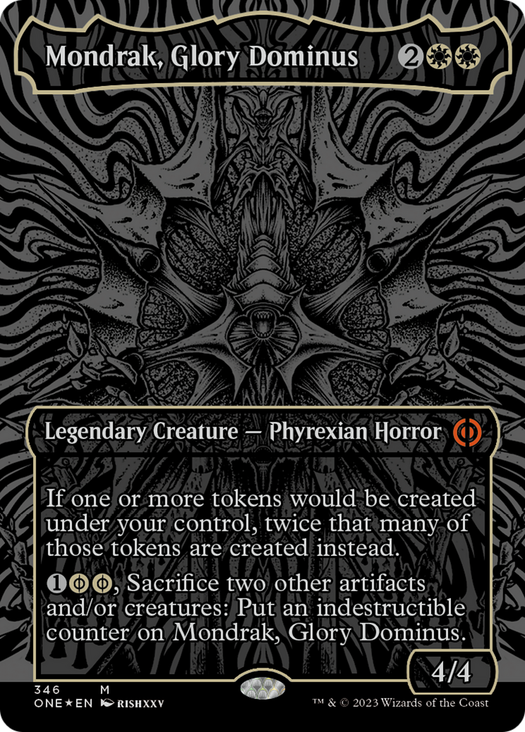 Mondrak, Glory Dominus (Oil Slick Raised Foil)