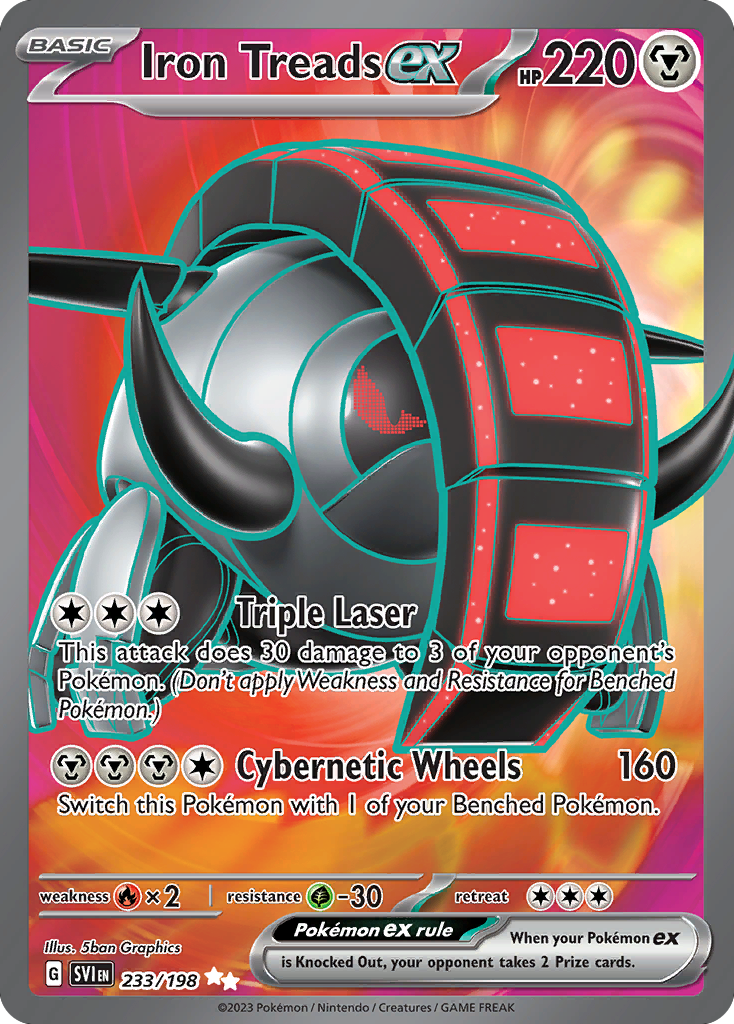 Iron Treads ex (233/198) | Meta TCG