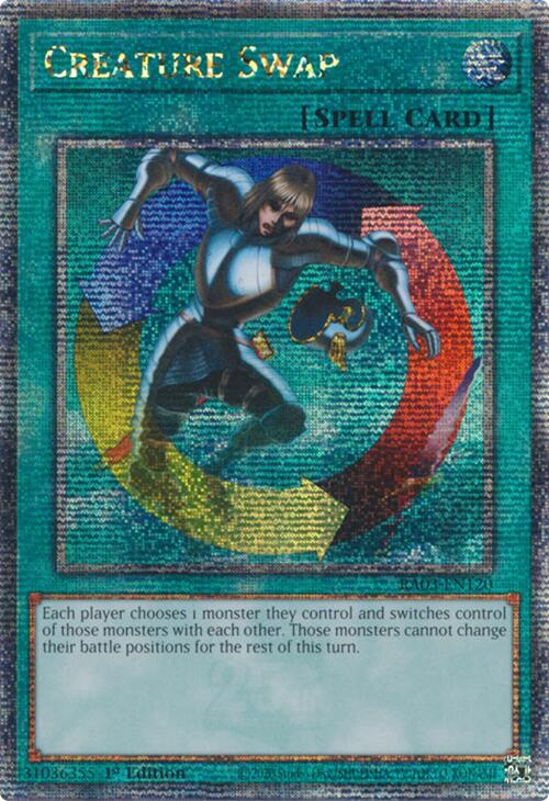 Creature Swap (RA03-EN120 - Quarter Century Secret Rare)