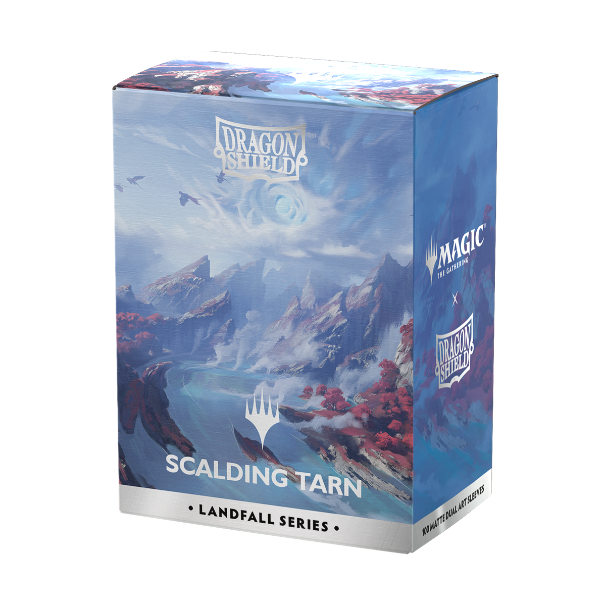 Dragon Shield: Standard 100ct Sleeves - Landfall Series (Scalding Tarn) - Image 1