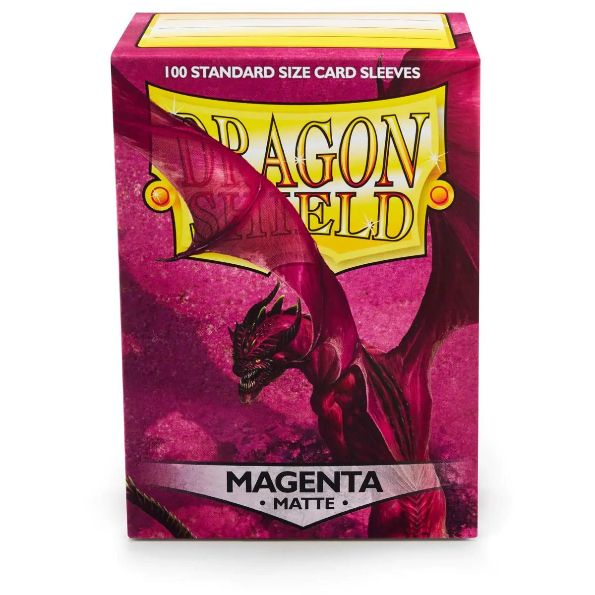 Dragon Shield: Standard 100ct Sleeves - Magenta (Matte) - Image 2