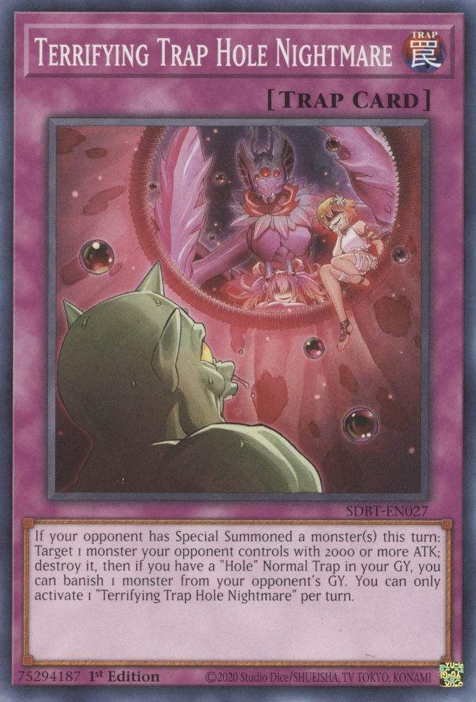yugioh hole trap cards Faultline Description coming soon... Chaos Trap Hole [OP03-EN012] Super