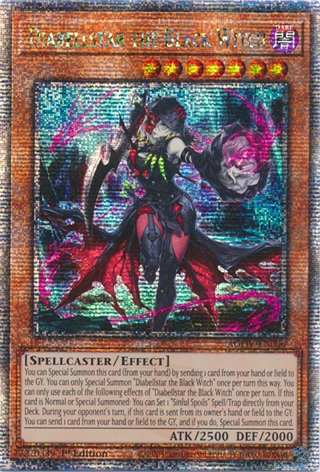 Diabellstar the Black Witch (Quarter Century Secret Rare)