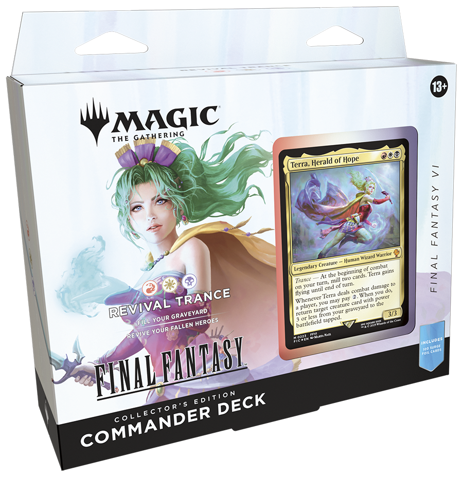 mtg fic cards MTG: Universes Beyond- Final Fantasy Commander Deck, Collector Edition main image 1