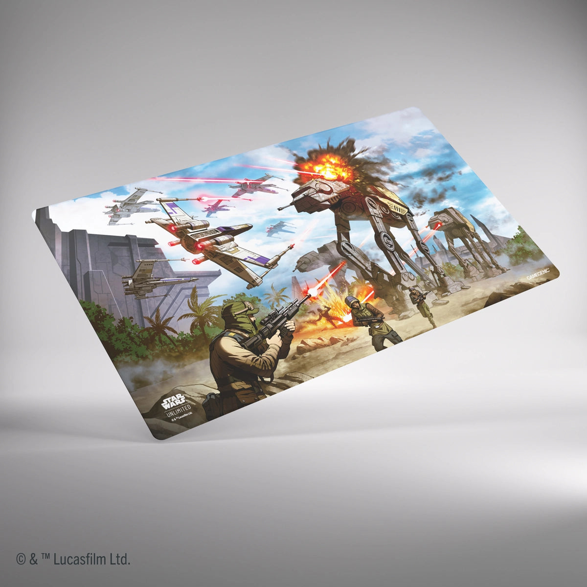 Tapis De Jeu Star Wars Unlimited – Stormtrooper, Officiel, 61x35 Cm, Surface Douce Et Antidérapante, Pour JCC Et LCG