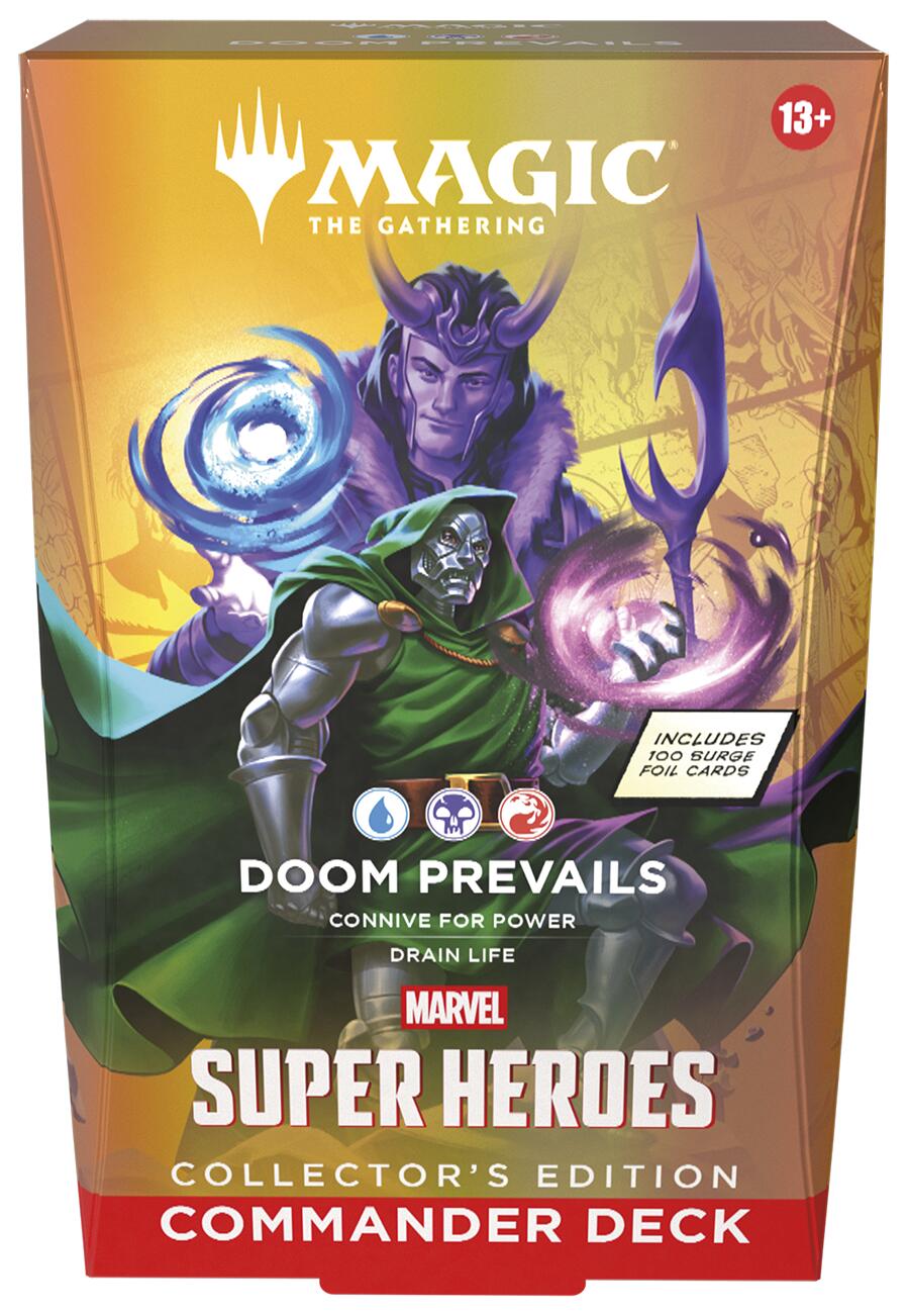 marvel mtg commander deck Magic: The Gathering | Super Heroes Includes 100 surge foil cards30 new Magic the Gathering: Marvel Super