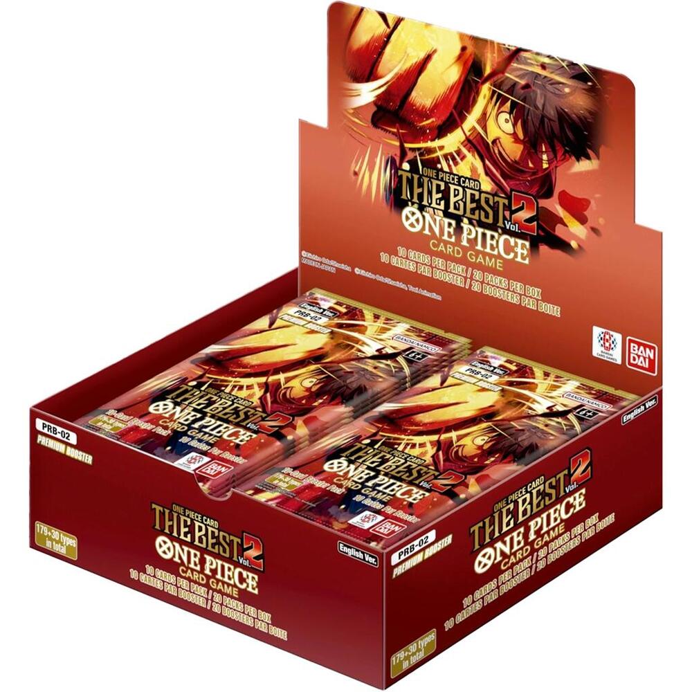 One Piece: Premium Booster: The Best Vol. 2 Booster Box | Black Dragon Games