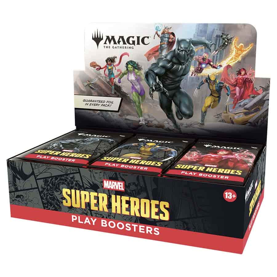 Universes Beyond: Marvel Super Heroes - Play Booster Box